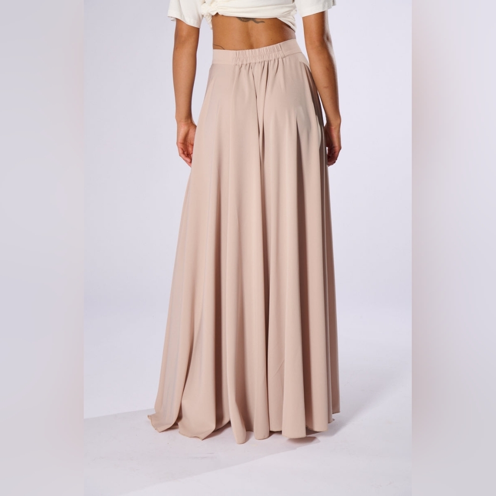 AKIRA With The Waves Ultra Wide Leg Pants SZ LG - Picture 4 of 7